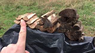 The Differences Between Dried And Truly Seasoned Firewood [upl. by Aillij]