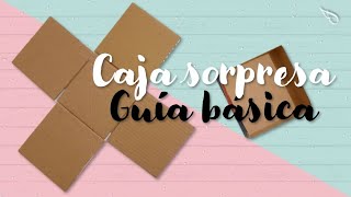 DIY ♡ Caja sorpresa  caja explosiva guía básica  Erandy Paz [upl. by Atterrol]