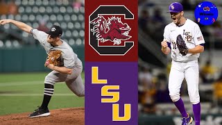 11 South Carolina vs LSU Highlights Farr vs Marceaux  2021 College Baseball Highlights [upl. by Aelak75]