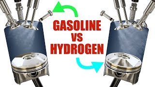 The Difference Between Gasoline And Hydrogen Engines [upl. by Coleville71]