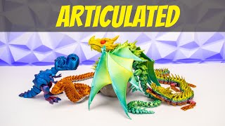 Cool ARTICULATED Animals To 3D Print [upl. by Afton]