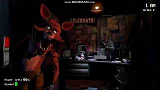 Five Nights at Freddys  Foxy JUMPSCARE with Foxy running [upl. by Shama]