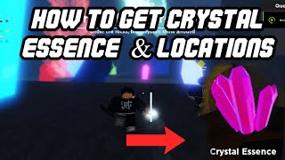 How To get CRYSTAL ESSENCE and How to make Crystal Key amp Boss Crystal Location Demon Fall [upl. by Kristofor]