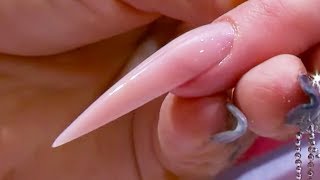 Perfectly Sculptured Acrylic Stiletto Nails  Naio Nails Tutorial [upl. by Etteyniv948]