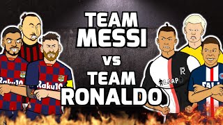 🔥Team Messi vs Team Ronaldo🔥 Football Challenges Frontmen Season 110 [upl. by Tennos]