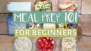 EASY MEAL PREP WITH ME  Beginners Guide To Meal Prep [upl. by Asfah]