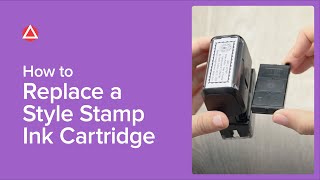 How To Replace A Style Stamp Ink Cartridge [upl. by Eittam]