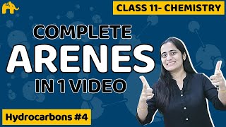 Hydrocarbons Chemistry Class 11 Arenes  CBSE NEET JEE [upl. by Rahm]