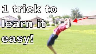 How To Do A Backflip For Kids Or Beginners [upl. by Damha196]