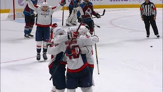 Nicklas Backstrom goes top shelf for OT winner [upl. by Arretnahs]