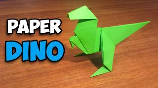 How To Make an Easy Origami Dinosaur [upl. by Ludewig411]