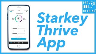 Starkey Livio Hearing Aid App  Thrive Hearing Control Tutorial [upl. by Arracot]