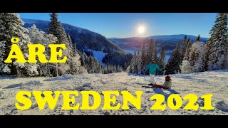 ÅRE 2021 JANUARY SWEDISH BEST SKI RESORT [upl. by Toulon]