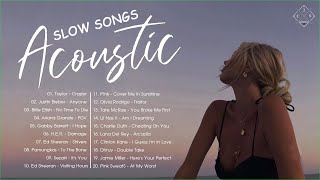 Acoustic Slow Songs 2022  Top 20 Slow Songs Collection 2022 [upl. by Naitsirc]