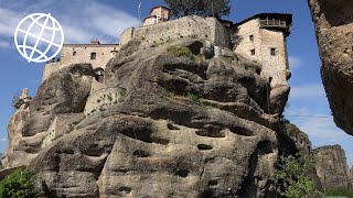 Meteora Greece Amazing Places 4K [upl. by Arnoldo65]