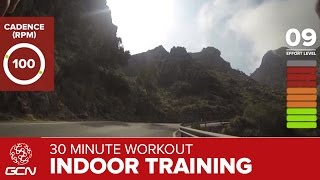 30 Minute Workout  Indoor Cycling Hill Climb Training [upl. by Eclud]