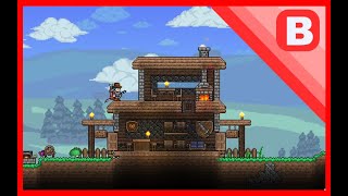 How to make a Terraria Starter House [upl. by Sabella115]