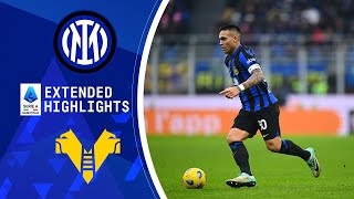 Inter vs Hellas Verona Extended Highlights  Serie A  CBS Sports Golazo [upl. by Bellaude220]