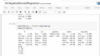 Negative Binomial Regression with R [upl. by Enitnelav]