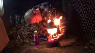 Lighting a Tilley Lamp badly [upl. by Crispa]