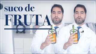 Dissipando mitos Suco de fruta natural é saudável [upl. by Ark]