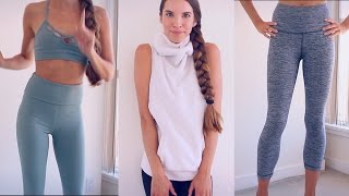 YOGAWORKOUT CLOTHING HAUL TRY ON [upl. by Rosenblast467]