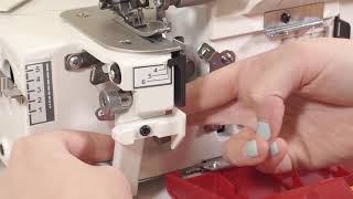 Toyota Overlocker  How to Thread [upl. by Almeria686]