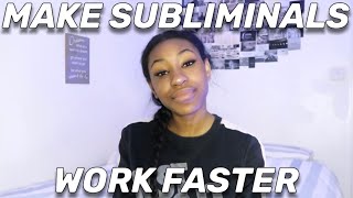 DO THIS TO GET FASTER SUBLIMINAL RESULTS  esther [upl. by Nakeber]