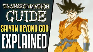 Saiyan Beyond God Explained [upl. by Lleze417]