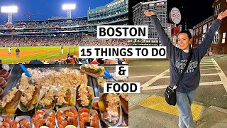 BOSTON TOUR  15 Top Things to Do in Boston  Where to Eat  Boston Travel Guide [upl. by Notgnimer661]