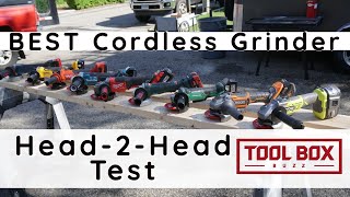 Best Grinder  412quot to 6quot Cordless Grinder quotHead To Headquot Comparison [upl. by Nodnnarb208]