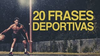 20 Frases deportivas para encontrar la motivación 🏀 [upl. by Amaras]