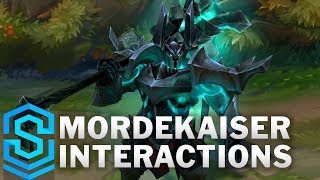 Mordekaiser Special Interactions [upl. by Mellitz]