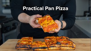 My favorite pizza to cook at home Detroit Style [upl. by Gussman634]