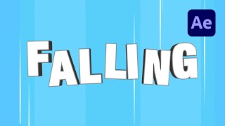 Falling In Adobe After Effects [upl. by Anav]