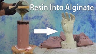 Casting A Resin Positive From An Alginate Mold [upl. by Saduj]