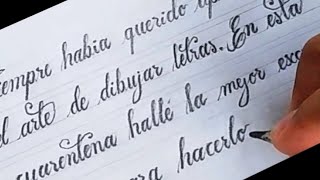 ✔ Como Escribir Caligrafía 🅲🆄🆁🆂🅸🆅🅰 Bonita en Español I Pablo Bermúdez [upl. by Casanova651]