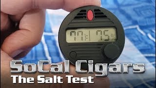 SoCal Cigars  Hygrometer Calibration  The Salt Test [upl. by Azenav]