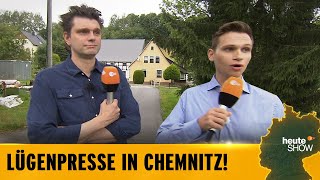 Wie rechts ist Sachsen Lutz van der Horst und Fabian Köster fahren Richtung Ostopia  heuteshow [upl. by Cochard]