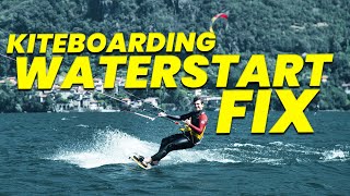 Kiteboarding waterstart 🚀 fully explained [upl. by Anilasor]