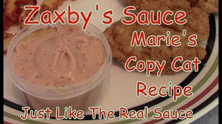 Zaxbys Sauce Maries Copy Cat Recipe Just Like The Real Sauce [upl. by Ymor51]