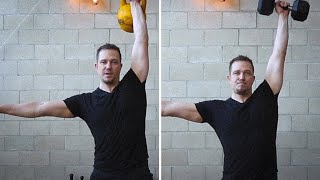 Kettlebell Snatch VS Dumbbell Snatch [upl. by Gehman]