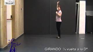 DANZA GITANA  BAILES EN LINEA  Gente Mayor Senior InstruccionesBaile [upl. by Ayra]