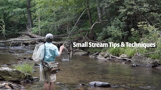 Small Stream tips amp techniques  Fly Fishing for Wild Trout [upl. by Hubbard842]