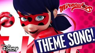 Miraculous  Theme Song with Lyrics  Official Disney Channel Africa [upl. by Najib]