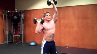 How To Squat AlternatingDumbbell Shoulder Press [upl. by Leoj456]