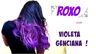 COMO PINTAR CABELO COM VIOLETA GENCIANA [upl. by Rhpotsirhc787]