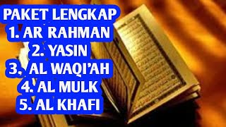 Surah Ar RahmanSurah YasinSurah Al WaqiahSurah Al Mulk amp Surah Al Kahfi [upl. by Oinota560]