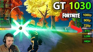 GT 1030  Fortnite  Chapter 4 [upl. by Swaine]