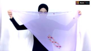 DAK TEROPONG STUDIO  TUTORIAL SHAWL BY TUDUNG BAWAL CT REDZUAN [upl. by Eirac]